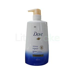 Dove Shampoo 680ml intense repair for Damaged Hair Image