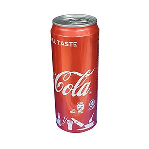 Coco cola Sweet drink in Classic Cans (Less Sugar) Image